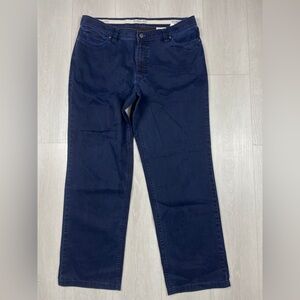 Riviera Red Navy Blue Straight Leg Jeans 38x35‎ Made in Macedonia
